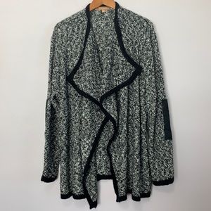 Ellen Tracy Open Front Cardigan Sz XL
